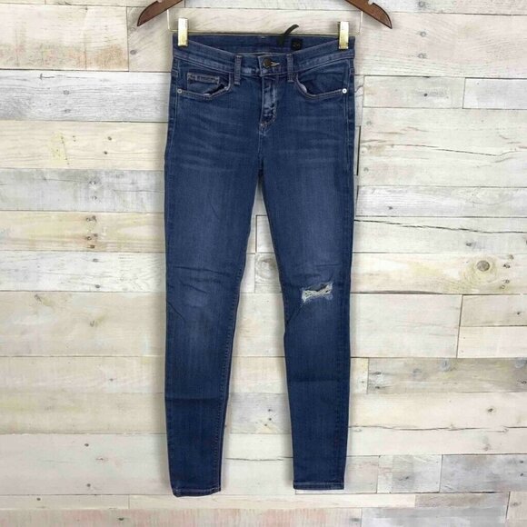 SP Black Label Skinny Jeans Blue Medium Wash 24 - Picture 1 of 7
